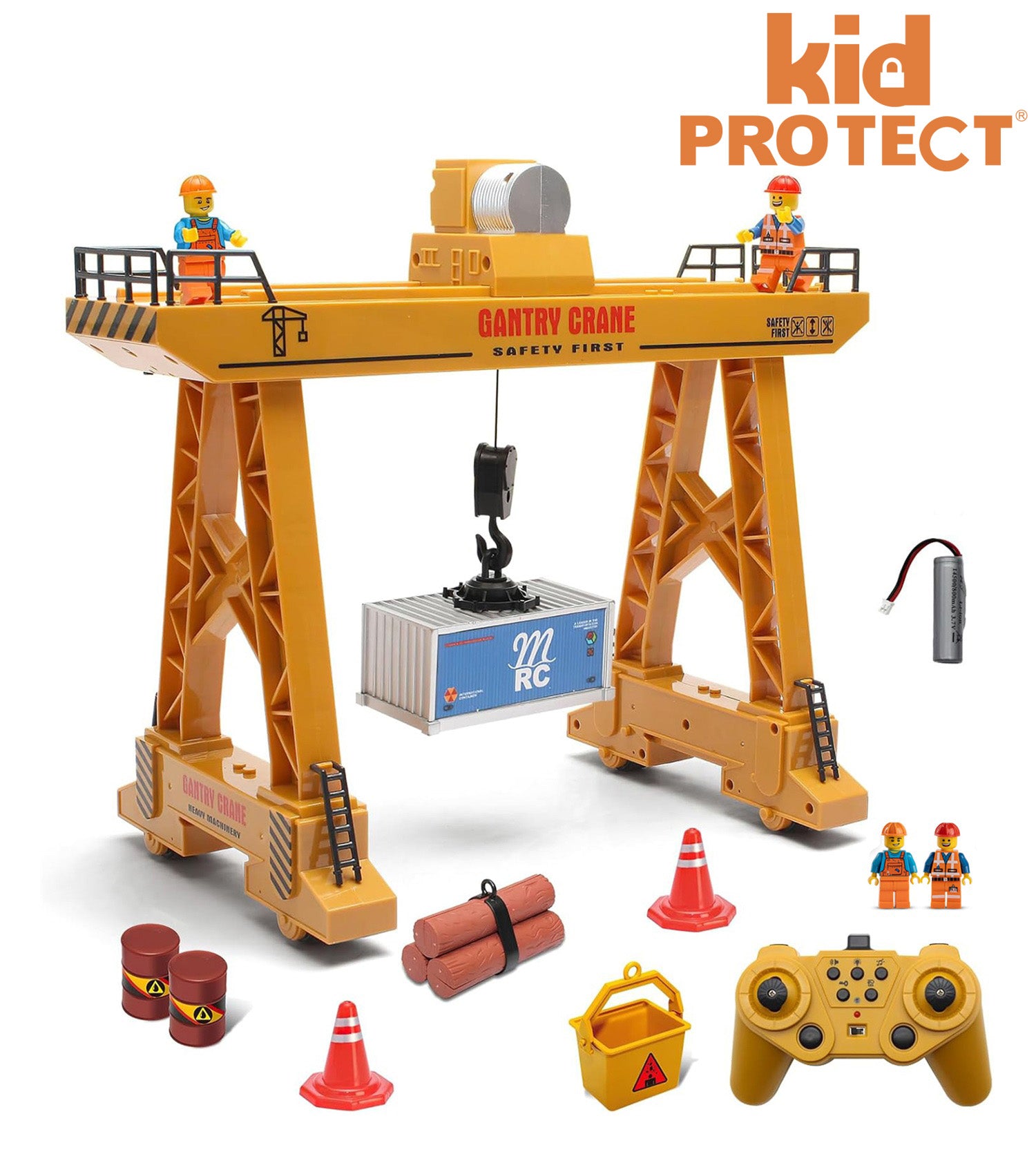 Macara Super Realista Cu Telecomanda Pentru Copii KidProtect MegaCrane X Macara Super Realista Cu Telecomanda Pentru Copii KidProtect MegaCrane X